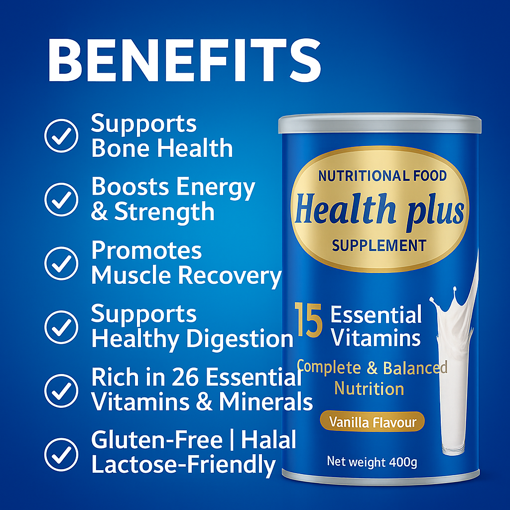 Healthplus Food Supplement 15 Essentials Vitamins