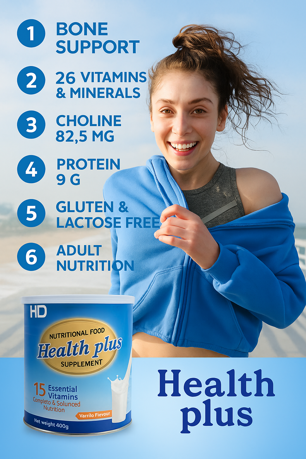 Healthplus Food Supplement 15 Essentials Vitamins